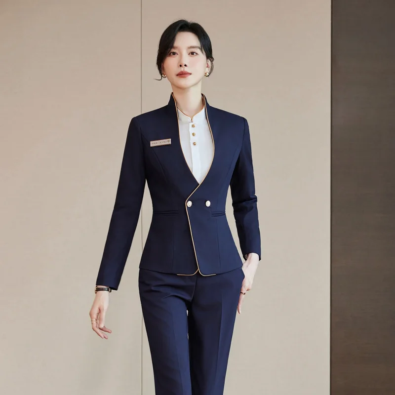 الخريف الأعمال المهنية التجميل دعوى للنساء مناسبة رسمية ملابس العمل مضيفات مبيعات مكتب موحد مكتب الاستقبال