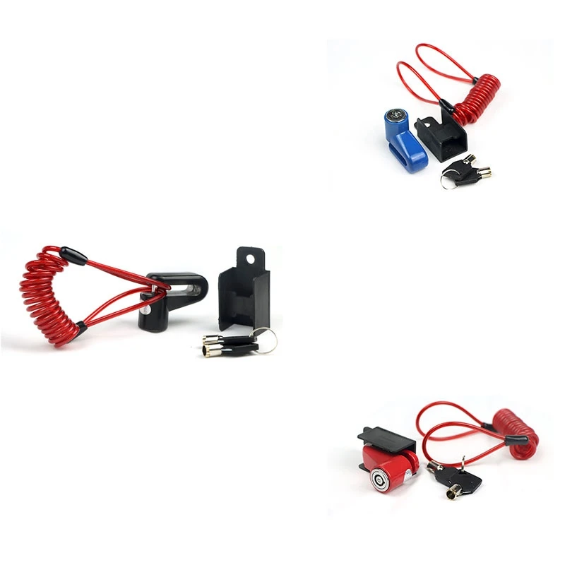 M365 Electric Scooter Anti-Theft Lock Kits Multi-Function Anti-Theft Lock For Xiaomi Disc Brake Lock (Black)