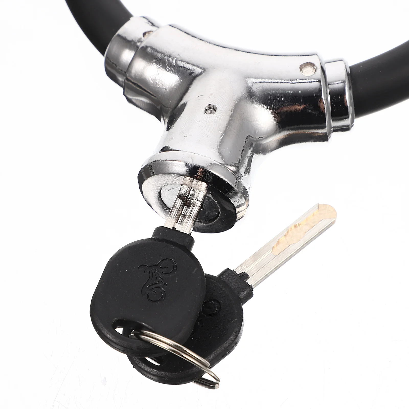 

Bike Chain Lock Waterproof Sturdy Cut Proof Portable Outdoor Cycling Protection Safe Reliable Keys Included Bike Lock