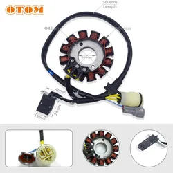 12 Coils Magneto Stator For ZONGSHEN NC250 NC450 250CC 450CC KAYO AVANTIS ENDURO Motorcycle Accessories Dirt Bike Engine Parts