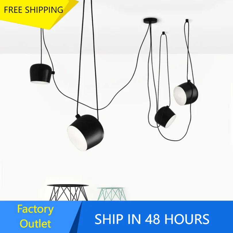 

Nordic Pendant Lights for Living Room Kitchen Dining Room Island Hanging Lamp Home Indoor Cafe Ceiling Chandeliers Modern Metal