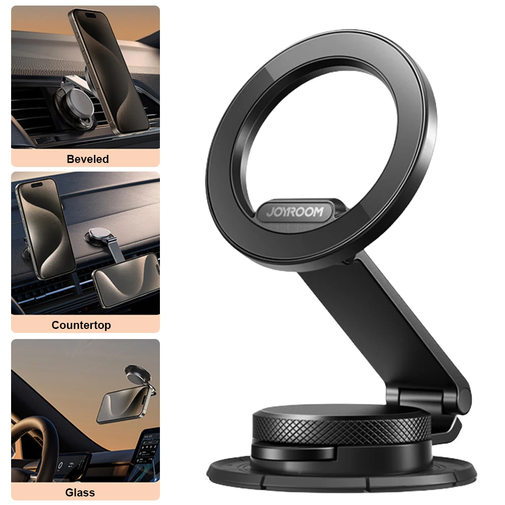 Magnetic Phone Holder All-Metal Strongest Magnetic Dashboard Car Mount for Tesla Phone Mount Car Holder for iPhone 15 14 13 12