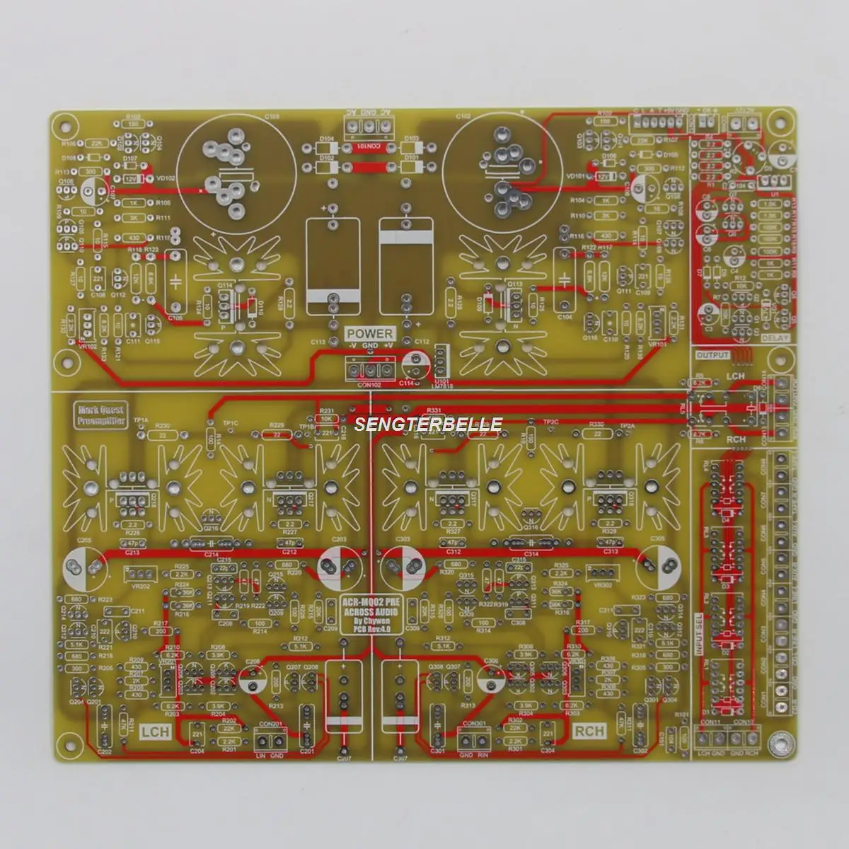 

HiFi JC2 FET Class A Preamplifier Board Pcb Blank Board Refer Mark JC-2 Preamp Circuit