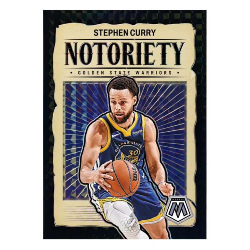 Panini 2024 Notoriety Mosaik Schwarz Diy NBA Basketball Star James Doncic Curry Wembanyama Ausar Thompson Sammelkarten Geschenk