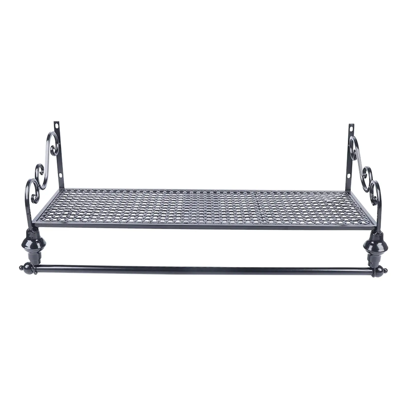 ราวแขวนเสื้อผ้าท่ออุตสาหกรรมพร้อมชั้นวางด้านบน,ราวแขวนเสื้อผ้าติดผนังท่ออุตสาหกรรม 31 นิ้ว,แขวนผ้าจอแสดงผลประหยัดพื้นที่