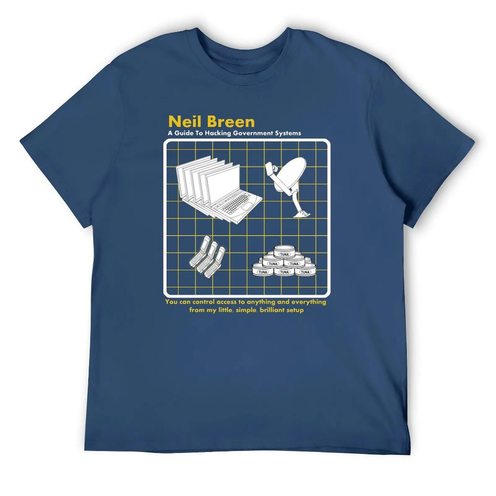 

Neil Breen - A Guide to Hacking T-Shirt blue lock Short sleeve tee heavyweight t shirts for men