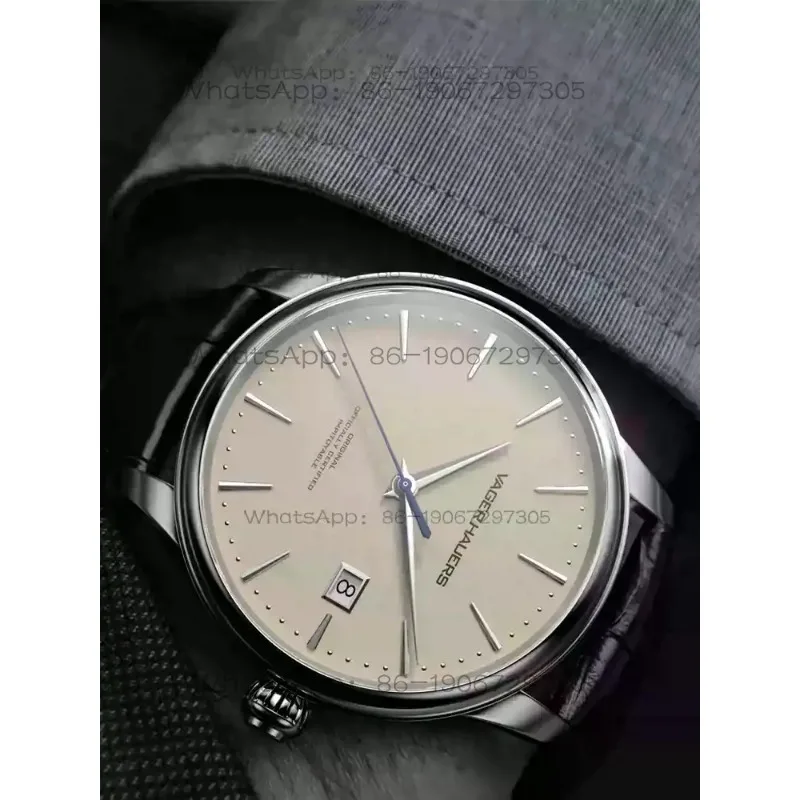 Men's ultra-thin Swiss automatic mechanical watch, business steel belt waterproof men's watch