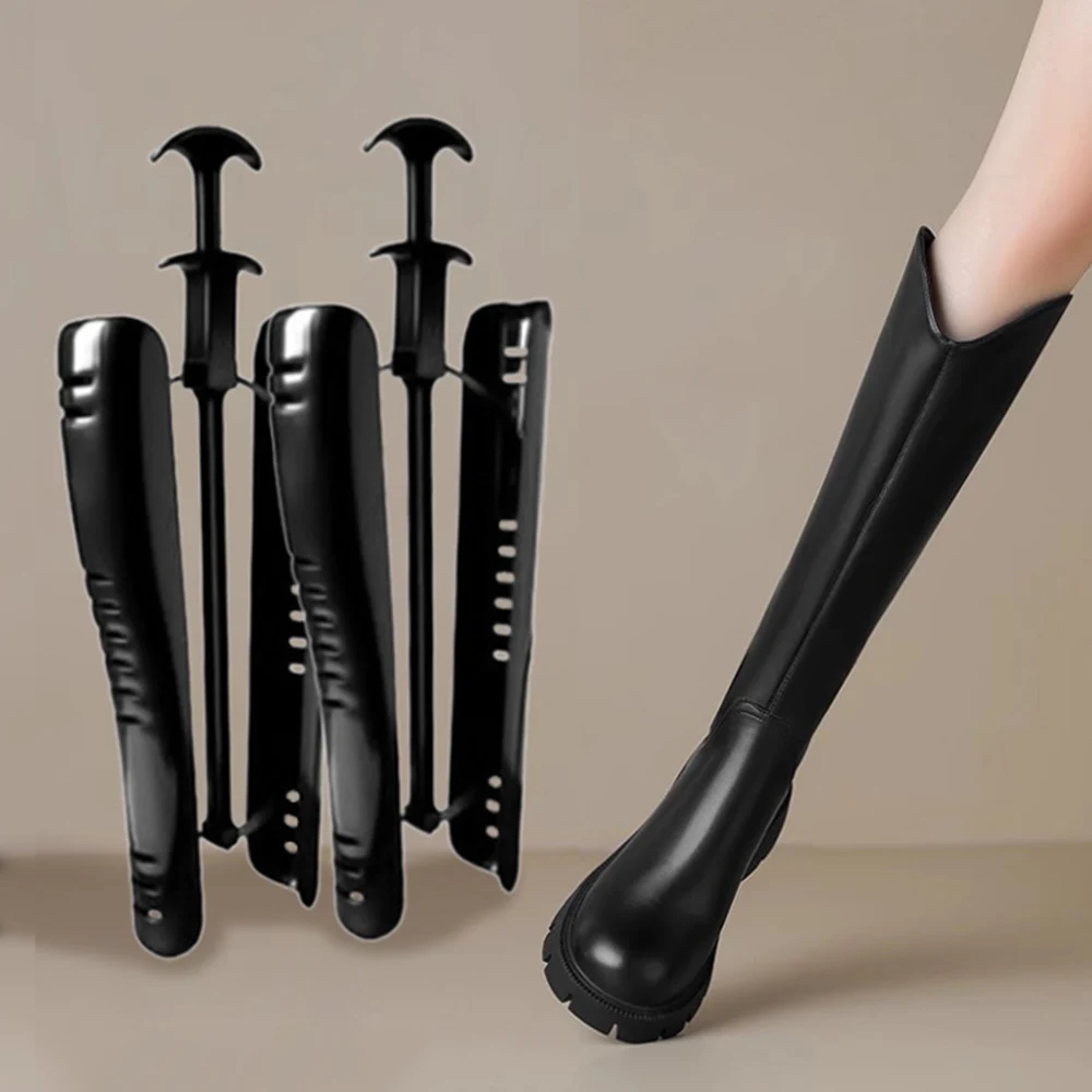 1Pc Boots Stand Holder Knee High Shoes Tree Shoes Shaper Supporter Organizer Storage Hanger Womens Boot Shoe Shaper Boots Hanger