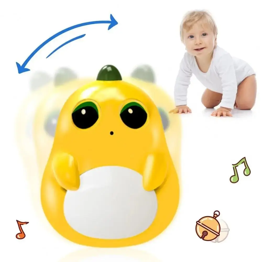 

With Movable Eyes Baby Dinosaur Tumbler Toy Baby Hand-eye Coordination Toy Plastic Dinosaur Tumbler Interactive Toys