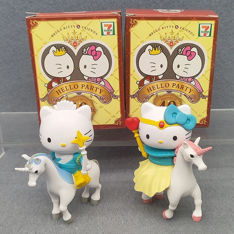 Sanrio Hello Kitty 40th ANNIVERSARY การ์ตูนรูปเด็กน่ารักรูปของเล่นเทศกาลวันเกิดคริสต์มาสของขวัญ