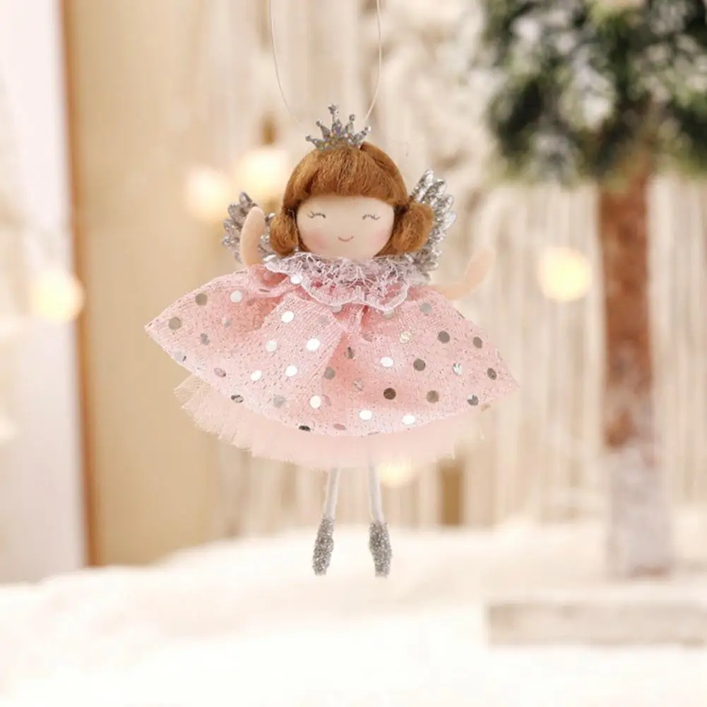 Angel Pendant Cute Angel Doll Fantastic Eco-friendly  Compact Christmas Room Decor Doll Ornament