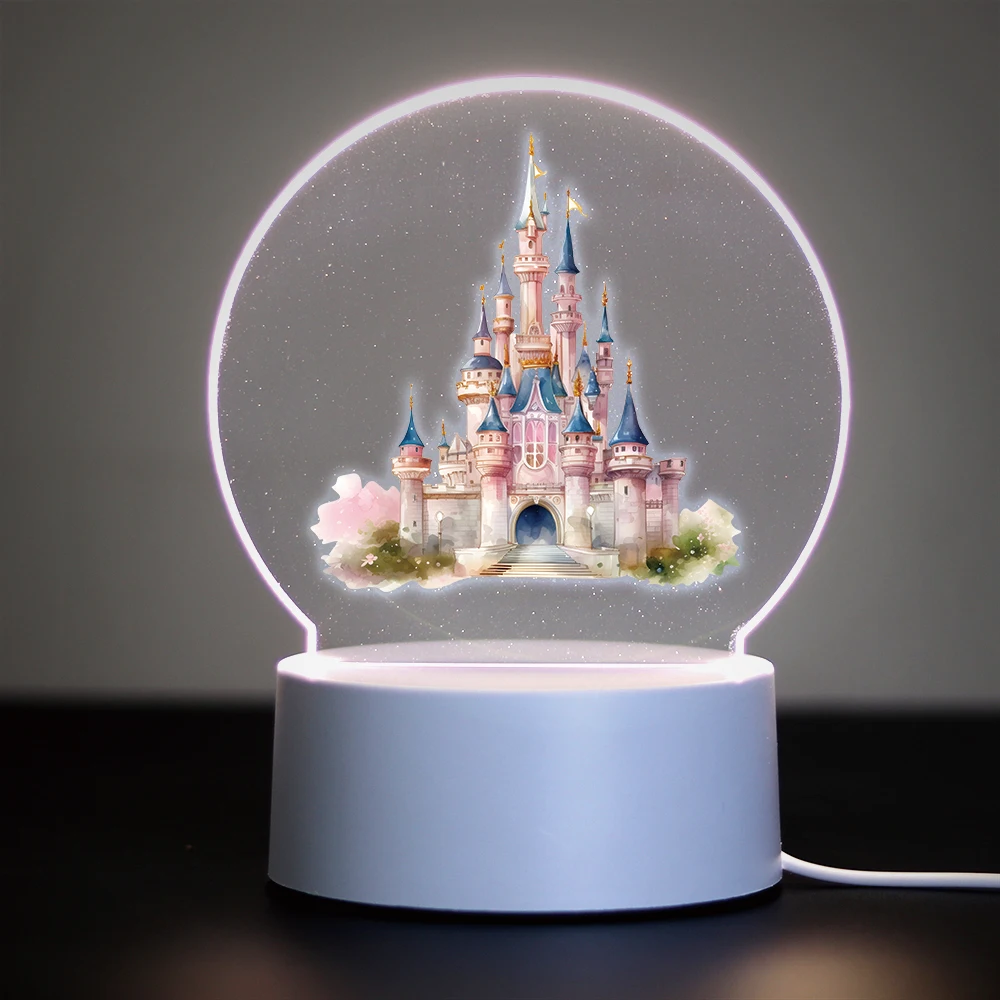 castle Children Bedroom Decor 3D Lamp For Bedroom Night Lights Avatar Mange Room Decor Kid\'S Gift Rgb Night Lights Led