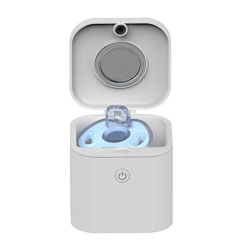 2026 New Square Compact Household Sterilizer for Pacifiers Earphones Dentures E.Coli Sanitizing Device