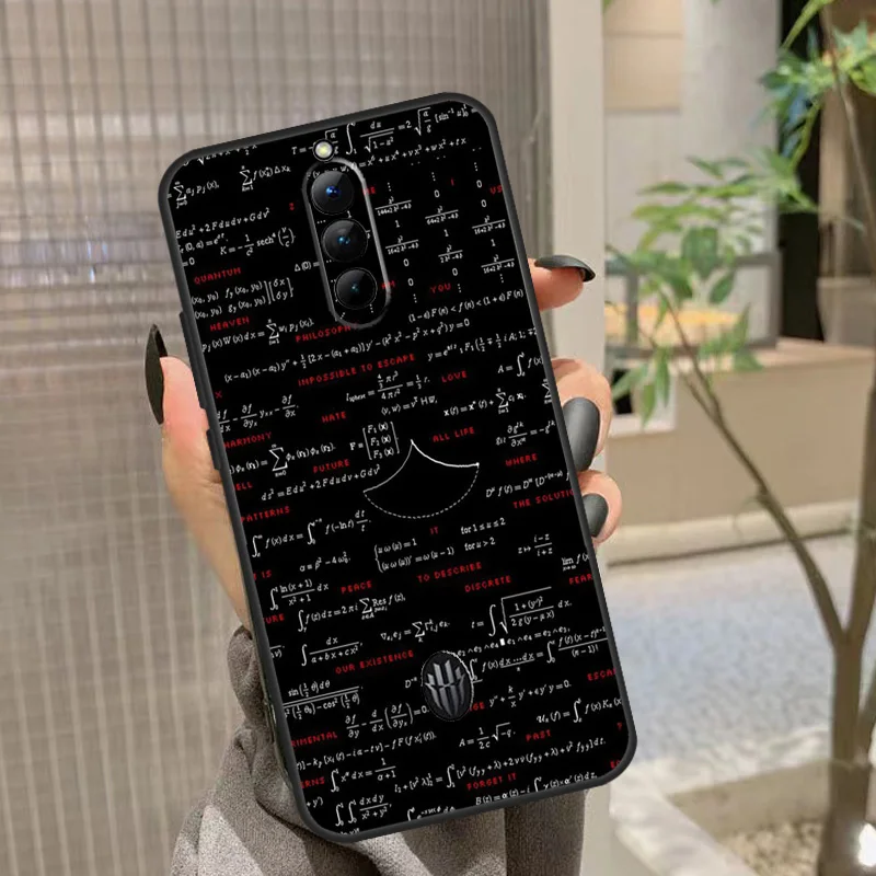حافظة علمية مضحكة للرياضيات من E mc2 لهاتف ZTE Nubia RedMagic 10 Air 5G 6 7 6S 7S Pro RedMagic 9S 8s 10S 8 9 10 Pro Plus #3