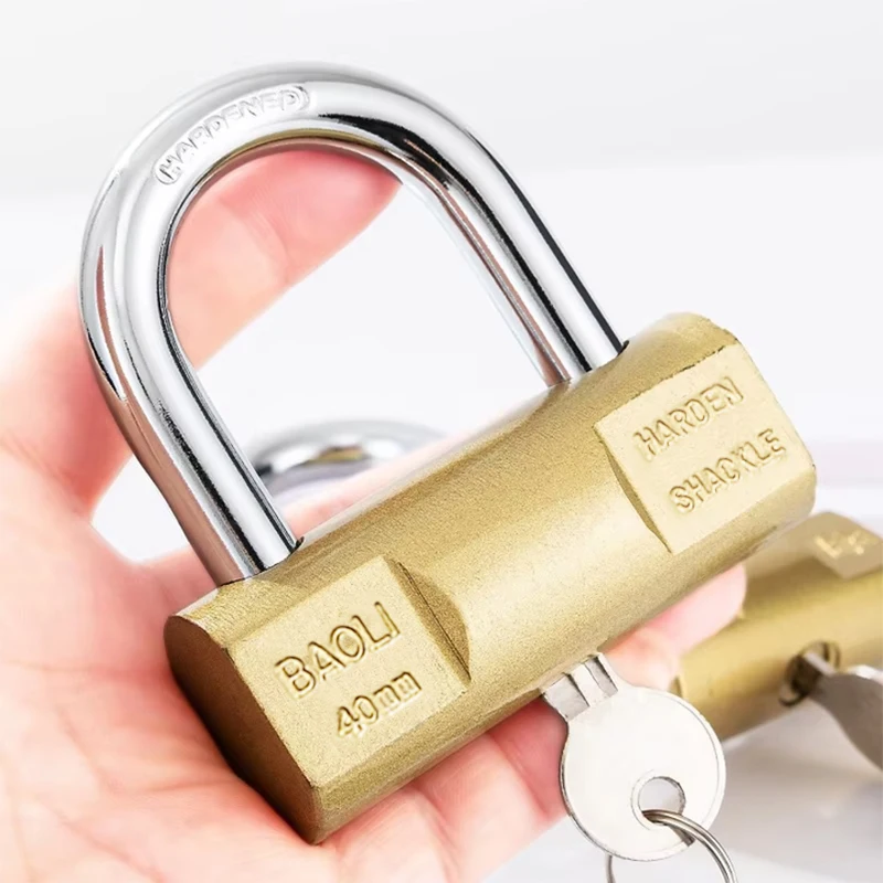 Padlock  Small Locks for Luggage Case Locker Home Improvement Hardware 30mm 40mm Include 3Keys gallery 2