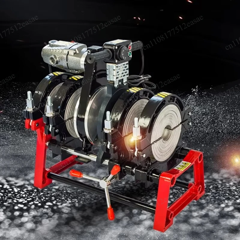 Screw style Pipe Fusion Welder Tool 63-200mm PE PPR PB PVDF HDPE Butt Fusion Welding Machine Piping Hot Melt Engine