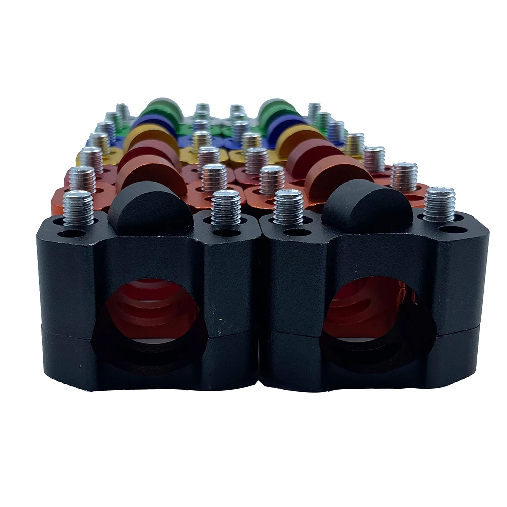 1 Pair 22mm 28mm Universal Off Road Motorbike Bar Clamps Handlebar Risers Adapter For 7/8" 1-1/8 Pit Dirt Bike Motorcycle Enduro