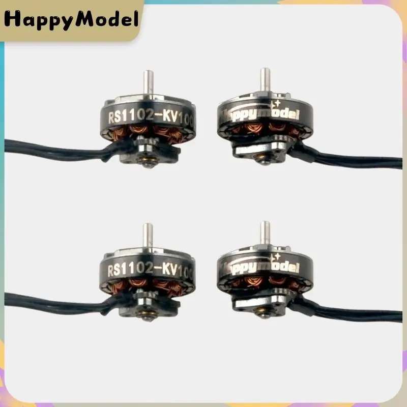 

4PCS HappyModel RS1102 1102 10000KV 13500KV 2S Brushless Motor 9N12P 1.5mm Shaft for Mobula7 O4 Micro RC FPV Racing Drone