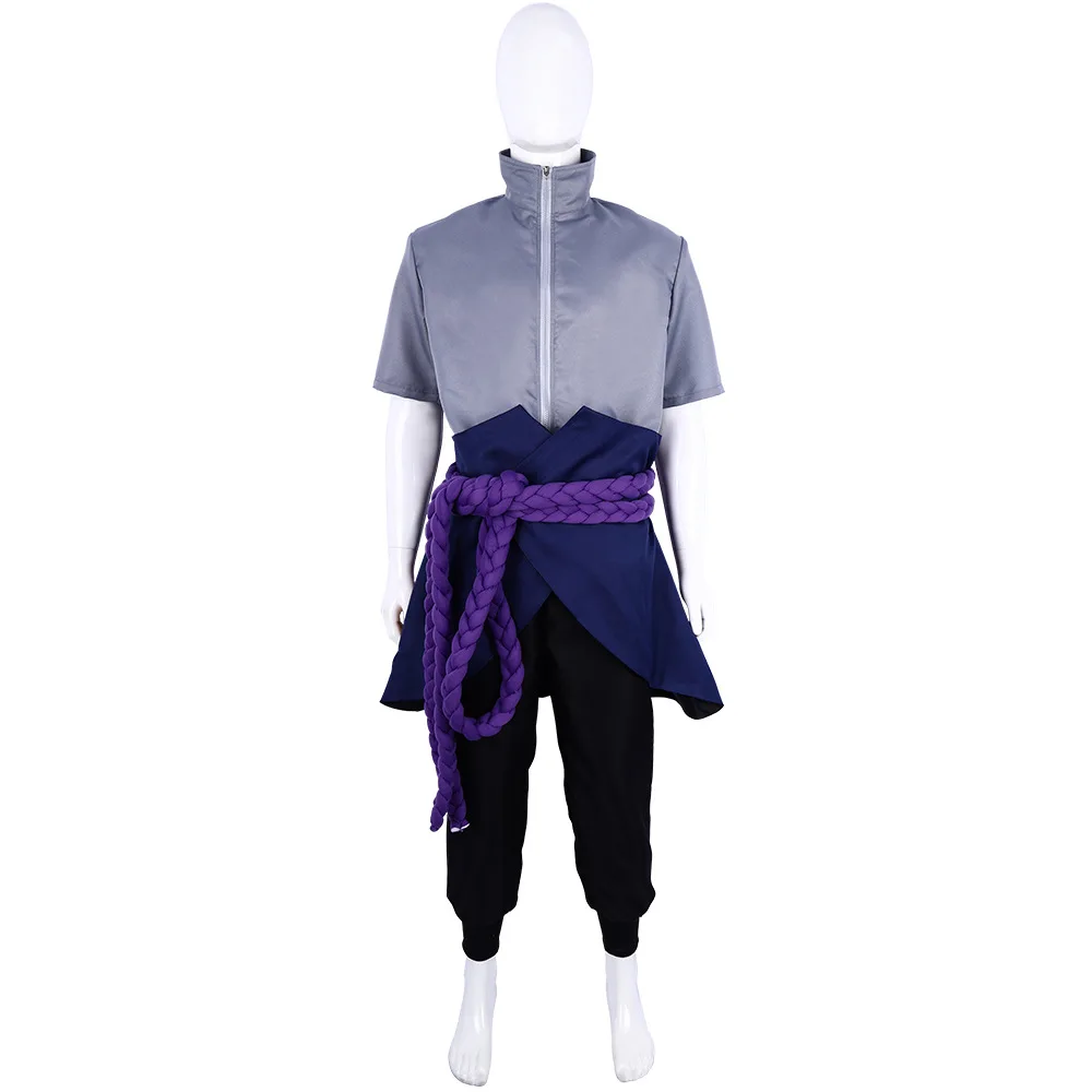 2024 New Halloween Cos Gale Legend Uchiha Sasuke Cos Full Naruto Cosplay Costumes Anime Role-playing Clothes