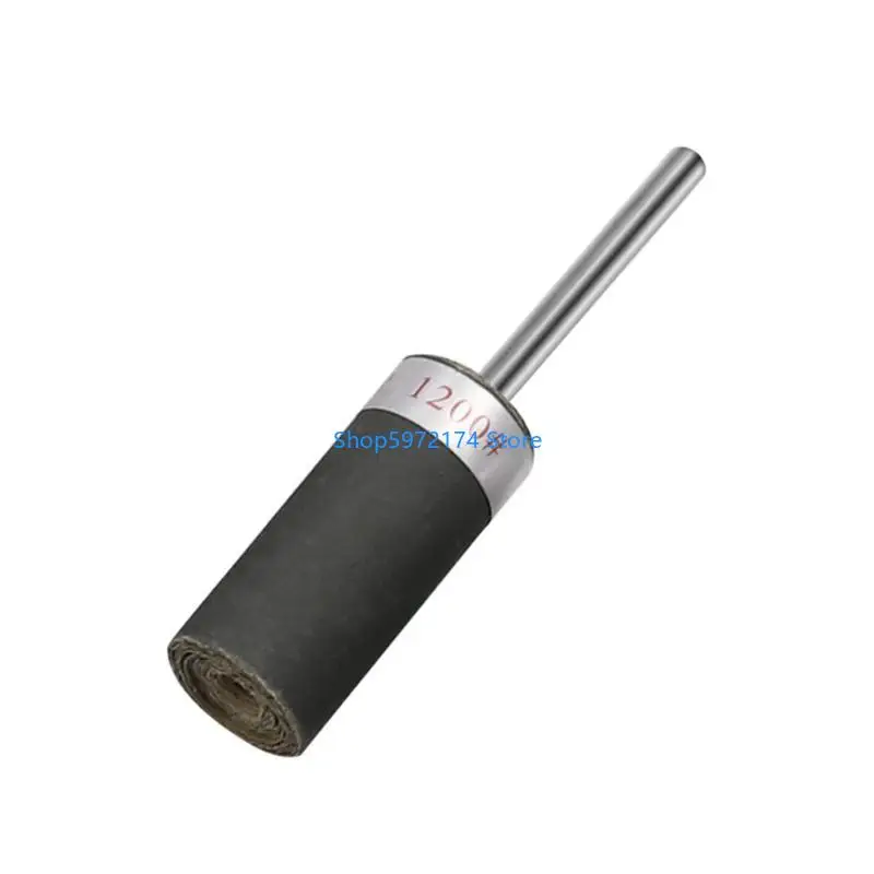 Y3NB Practical Sandpaper Rods Sticks 3mm Shank Cylinder Sandpaper Rod Grinding for He