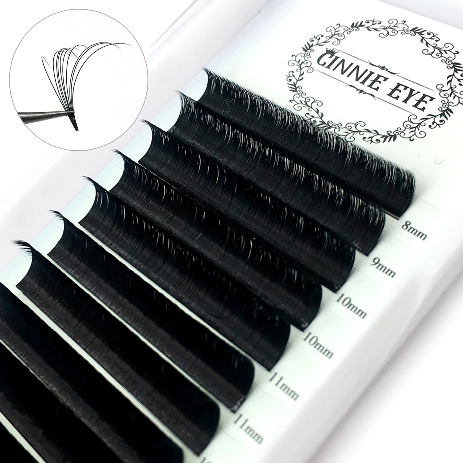 Auto Easy Fanning Lash Extension Supplies 3D/4D/6D Classic Individual False Eyelash Russia Volume Bloom Lash Bundles Faux Mink