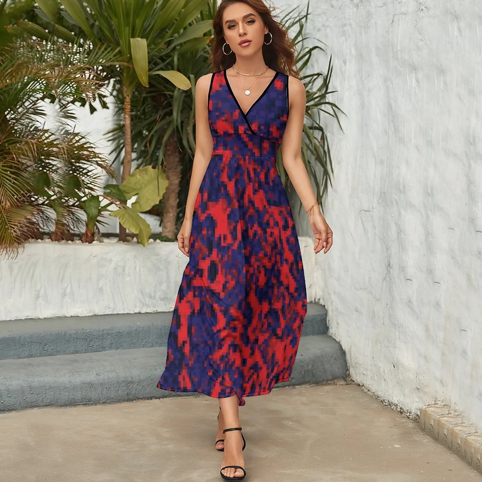 FIREBLU-Robe d'été en fibre pour femme, vêtements de Rhvintage, 2024