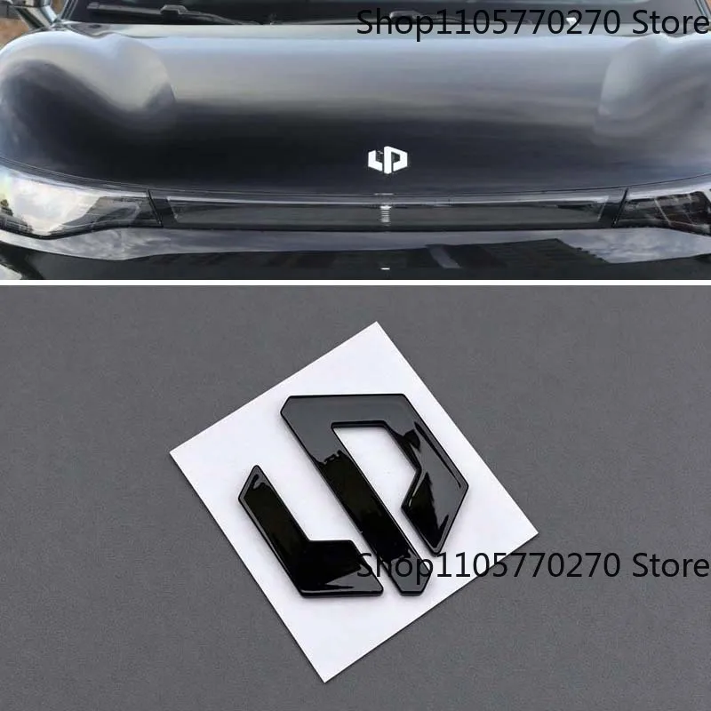 Car Letters Hood Emblem Logo Badge Car Stickers Styling Accessories For LEAPMOTOR B05 Black Letters Logo Emblem Rear Trunk Badge