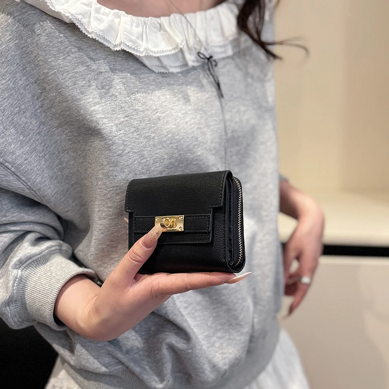 New 2025 PU Fashionable Multifunctional Women's Coin Purse Card Holder Two-In-One Large Capacity Document Clutch Handbag