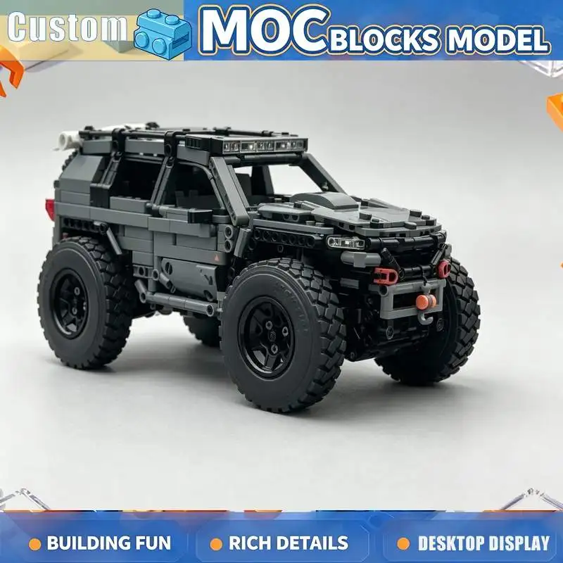 1242Parts MOC Technical Off Road Explorer Model Building Blocks DIY Assembly Educational Creative Toy Collection Display Gifts