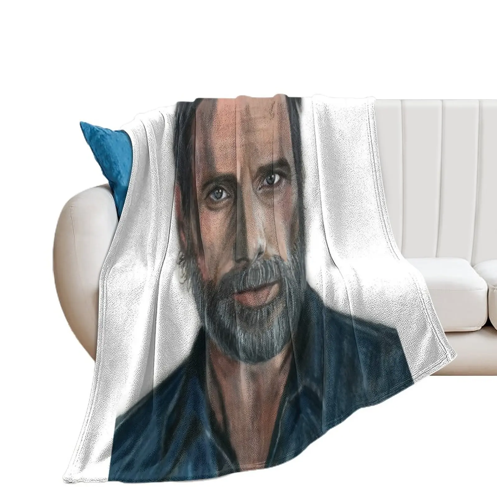 rick grimes Throw Blanket wednesday Decorative Sofas Decorative Throw Blankets