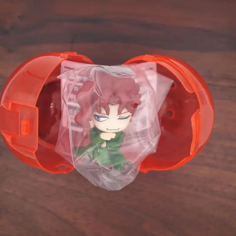 جديد حار جوجو مغامرة غريبة أنيمي Kuujou Joutarou Kakyoin Noriaki Polnareff Iggy Small Caspule الشكل اللعب الهدايا