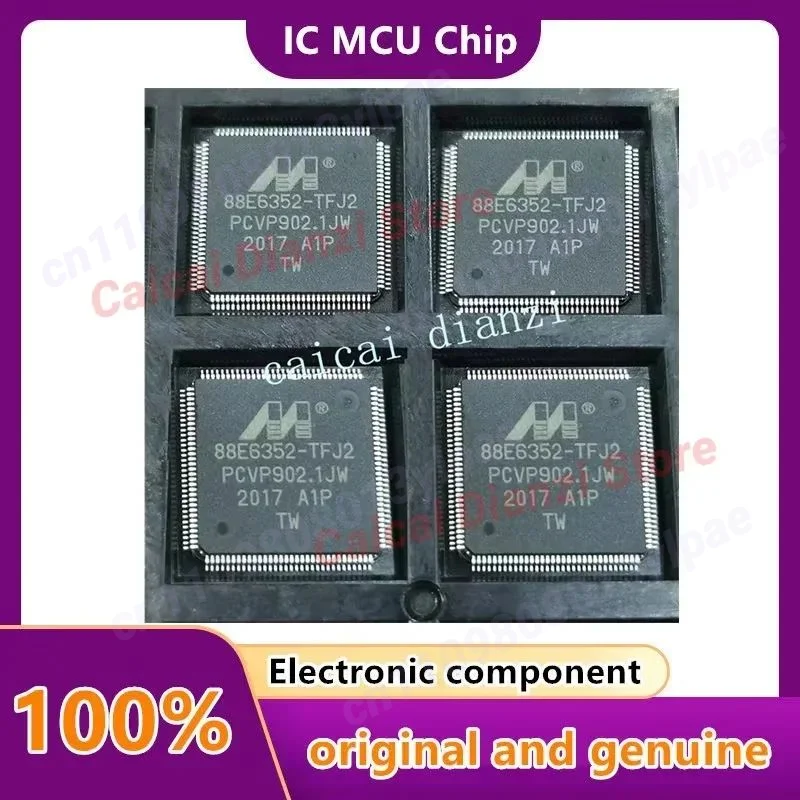 

88E6352-TFJ2 88E6352-A1-TFJ2C000 TQFP128 Встроенный Ethernet-чип, новый, оригинальный