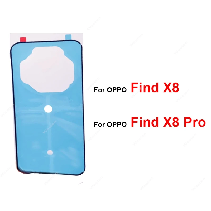 

Для OPPO Find X8 Find X8 Pro задняя крышка батарейного отсека клейкая наклейка задняя часть корпуса клейкая лента запасные части