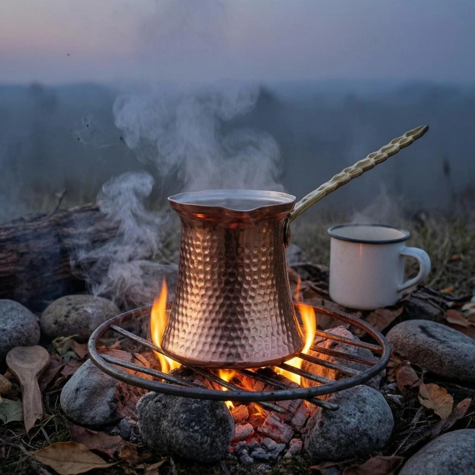 

Hammered Copper Cezve Handmade Copper Cezve Turkish Coffee Pot Compact Arabic Coffee Pot Cooktop Top Compatible for Milk Heating