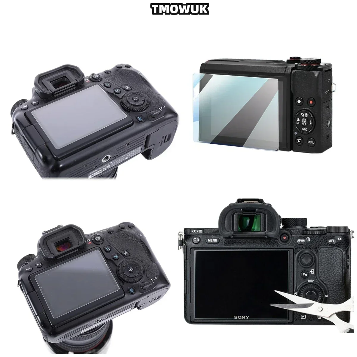 For Canon G7X3 850D M200, Advanced 9H Tempered Protection, Crystal Clear Screen Guard
