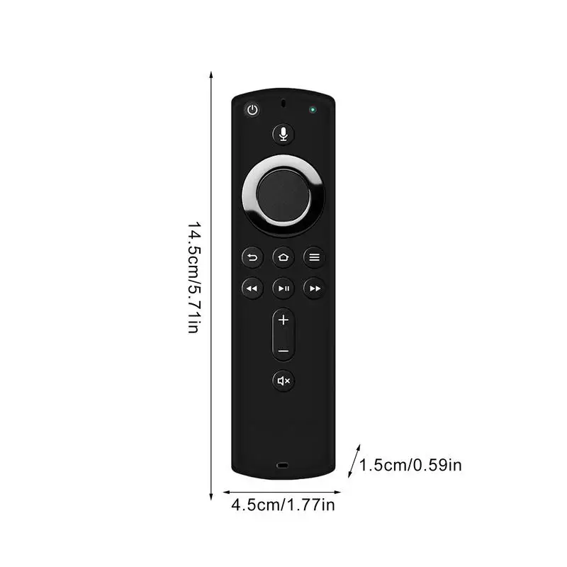 เคสซิลิโคนสําหรับ Stick 4K รีโมทคอนโทรล 5.9 นิ้ว Anti-SLIP กันกระแทกเปลี่ยนสําหรับ Cube/