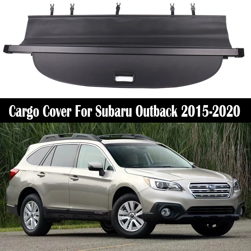 

Trunk Cargo Cover For Subaru Outback 2015-2020 Security Shield Rear Luggage Curtain Retractable Partition Privacy Car Accessorie