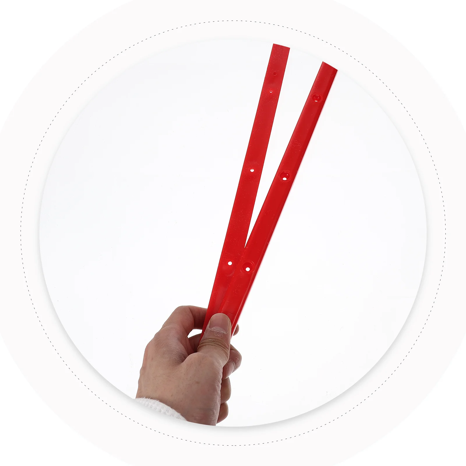 

2 Pcs Skateboard Guard Bumper Rail Guards for Skateboards Major Rails Red Plastic Replacement Parts