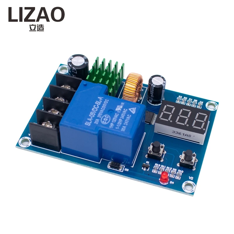 LIZAO  Battery Charger Control Module DC 6-60V Storage Lithium Battery Charging Control Switch Protection Board XH-M604
