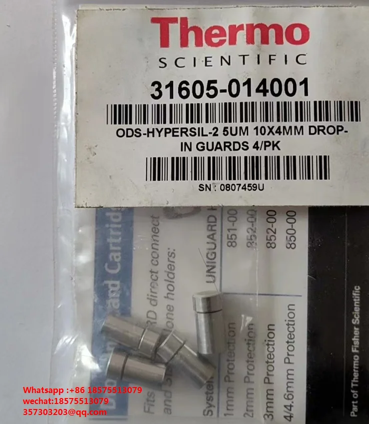 

For Thermo 31605-014001 Hypersil ODS-2 C18 Column Protection Core, 4.6×10mm, 5um 4piece/Pack 1 Piece