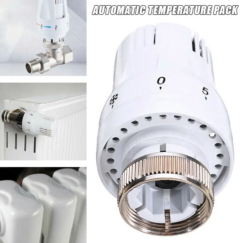 Plumbing 230V Thermostatic Head Heater Control Thermostats  Heating Valves Durable Accessories For  System FU