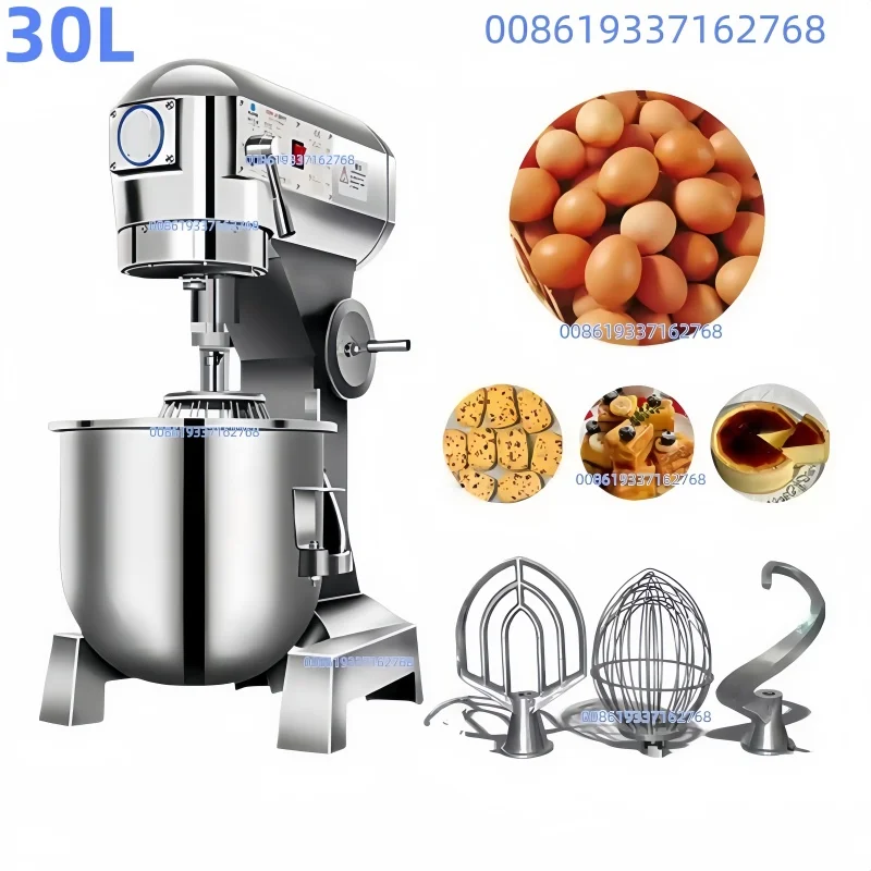 

30L Kitchen Equipment Stand Food Mixer Stainless Steel Commercial Planetary Food Mixers 10L 15L 20L 25L 30L 40L 50L 60L