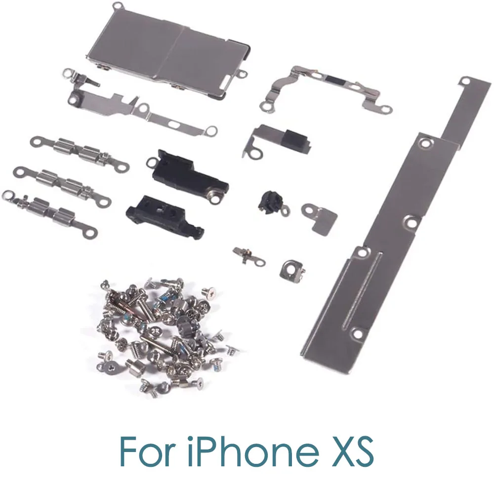 Inner Metal Bracket Holder Kit + Full Set Screws For iPhone 7 8 Plus X XR XS Max Small Part Replacement