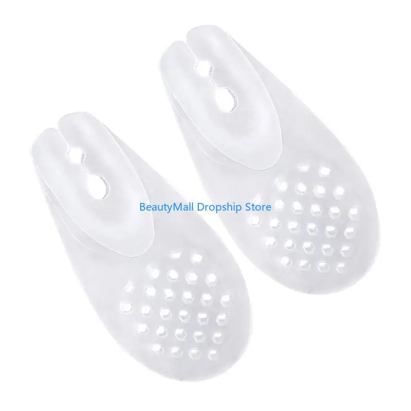 40JD 1pair ระบายนิ้วเท้าเป็นมิตรรองเท้าแตะที่มีการออกแบบแยกสำหรับผู้หญิงผู้ชาย