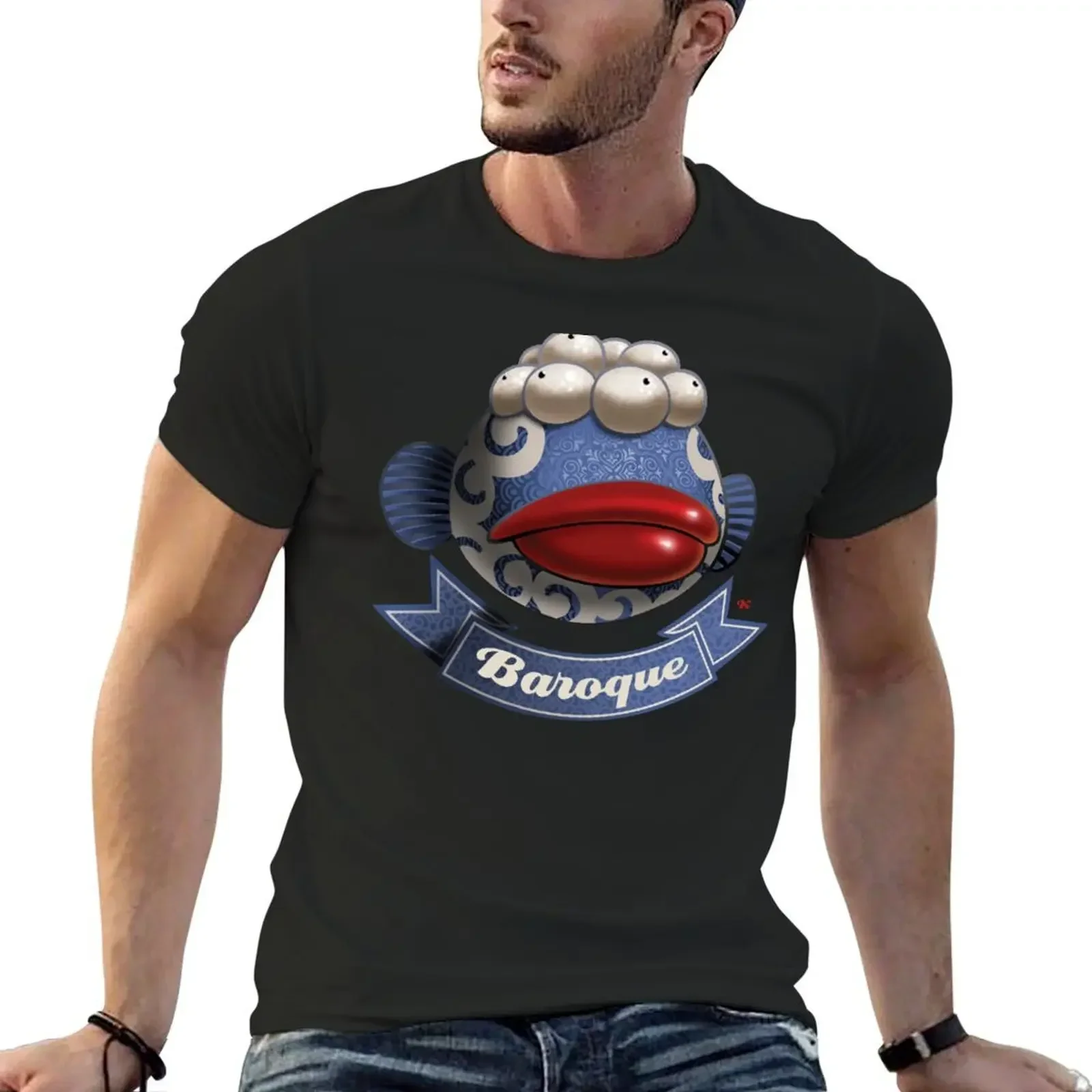 Baroque T-Shirt cute clothes shirts graphic tees t shirt men 100℅ cotton