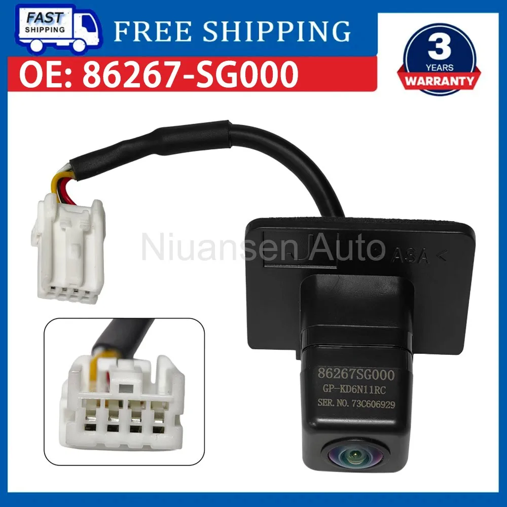 86267-SG000 Kamera cofania do Subaru Forester (JF1.2) z lat 2013-2014, kamera parkowania, kamera wspomagająca cofanie, numer części 86267SG000