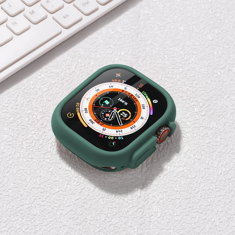 Weiche Silikonhülle für Apple Watch Ultra 4 3 49mm Zubehör Rundum-Schutzabdeckung iWatch Armband Ultra 4 Ultra3 49 mm – Detail 2