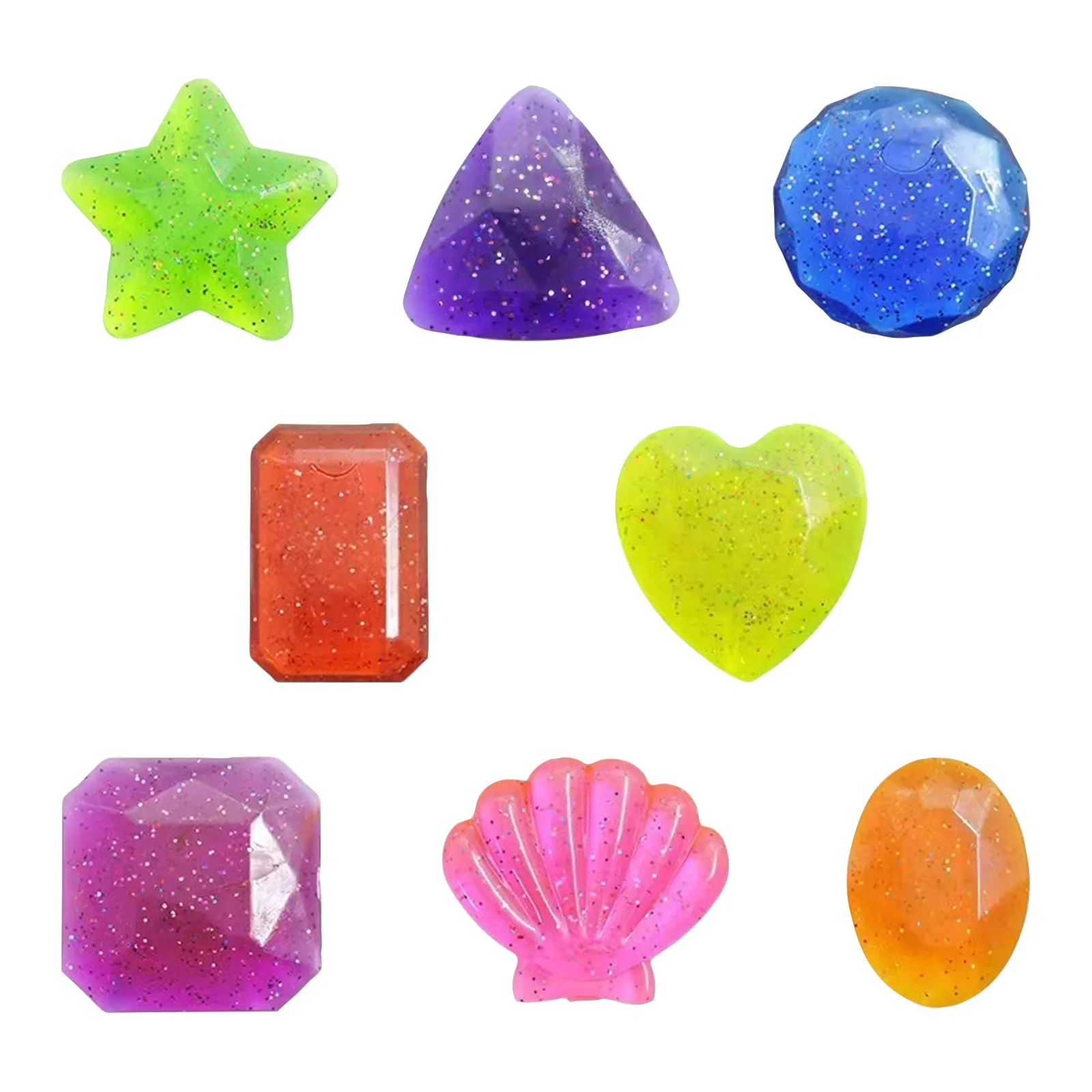 

Outdoor Summer Swimming Pool Sinking Gemstone Toy Fun Treasure Hunt Exploration Interaction Game Props Simulation Underwater Set