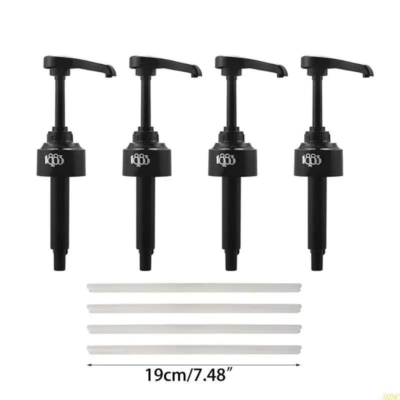 SET A0NC 4 teste distributore Sciroppo Dispermetta da 8 Pompa versamento quantitativo