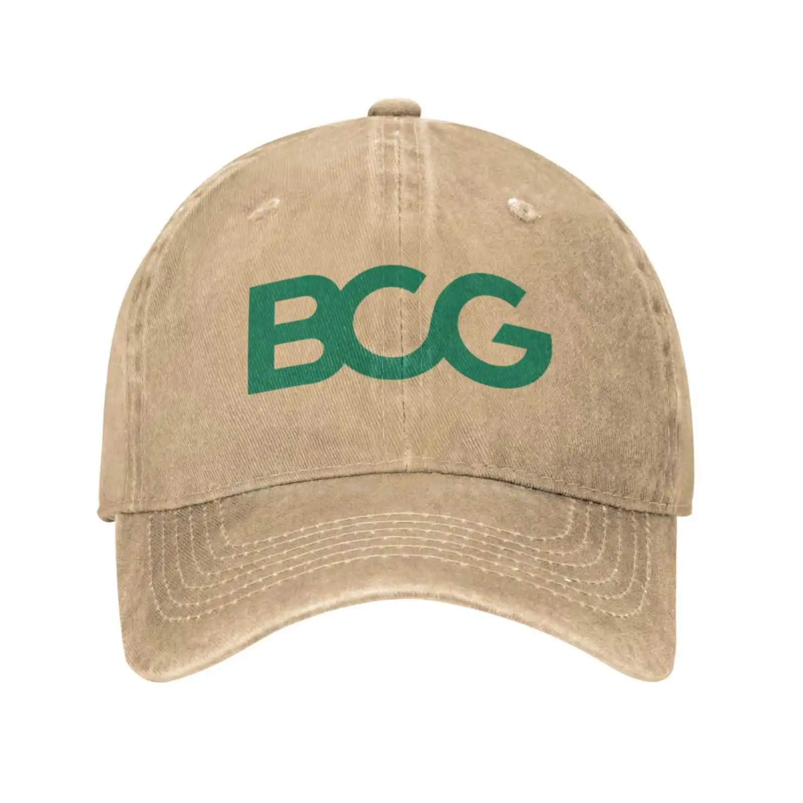 Casquette en denim avec logo BCG, chapeau de baseball, qualité